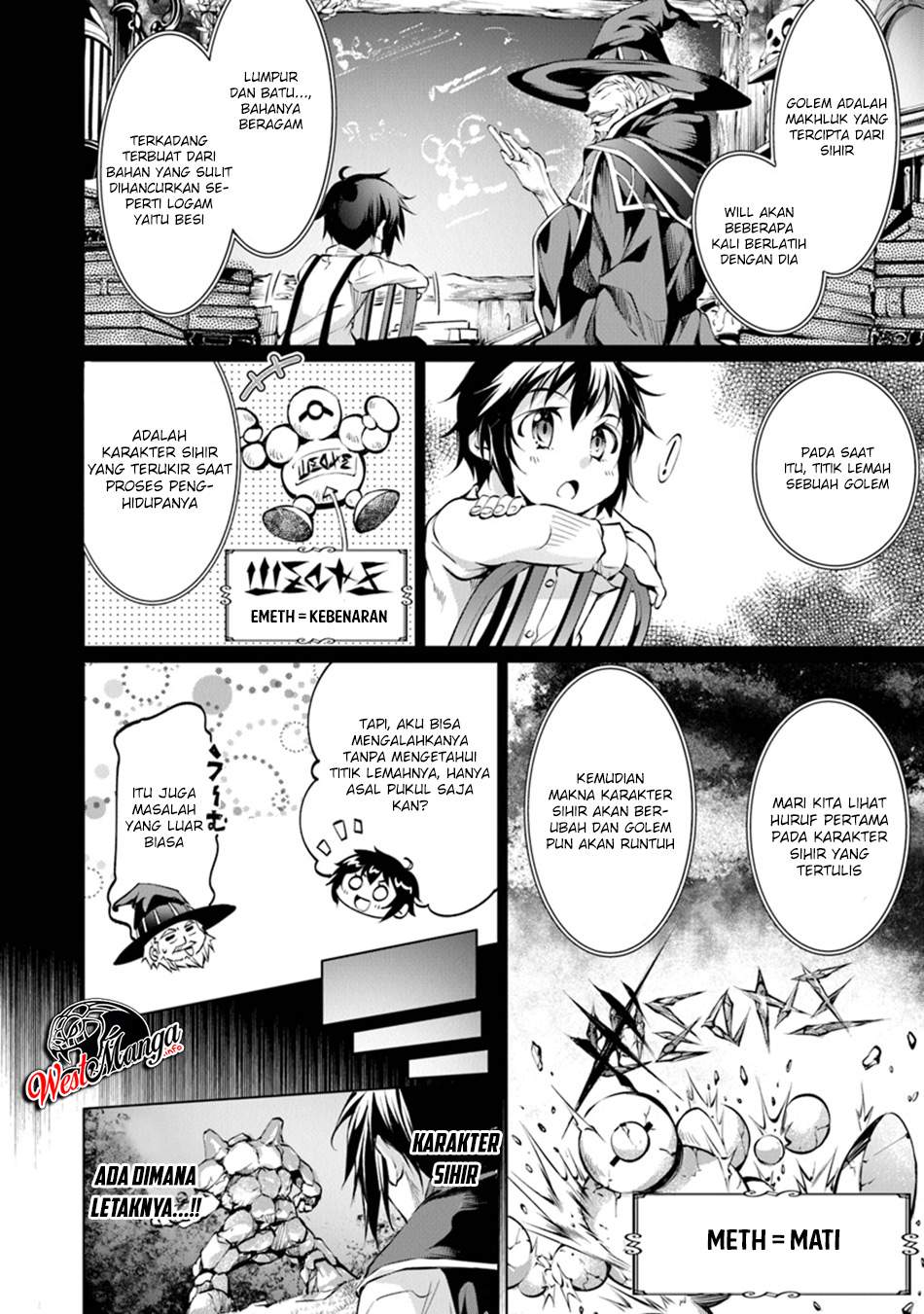 Kamigami ni Sodaterare Shimo no, Saikyou to Naru Chapter 05.2 Bahasa Indonesia